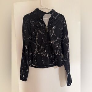 BuffBunny Black and White Marble Utility Jacket